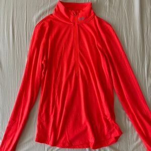 Neon Pink Under Armour Quarter Zip Pullover | NWT